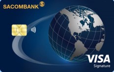 Thẻ tín dụng SACOMBANK VISA SIGNATURE