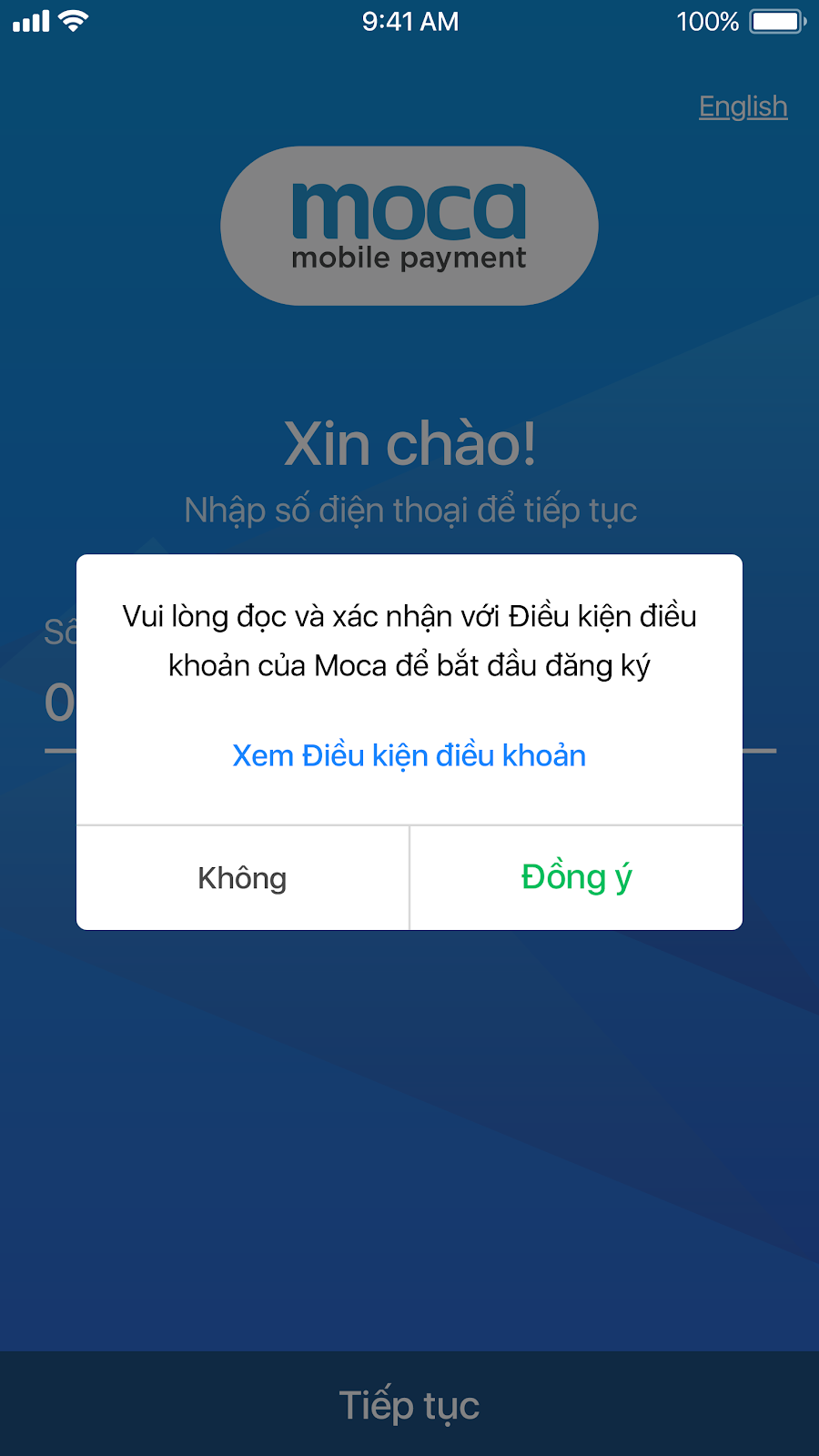 V&iacute; điện tử Moca
