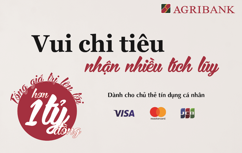 thẻ tín dụng quốc tế Agribank JCB hạng Vàng