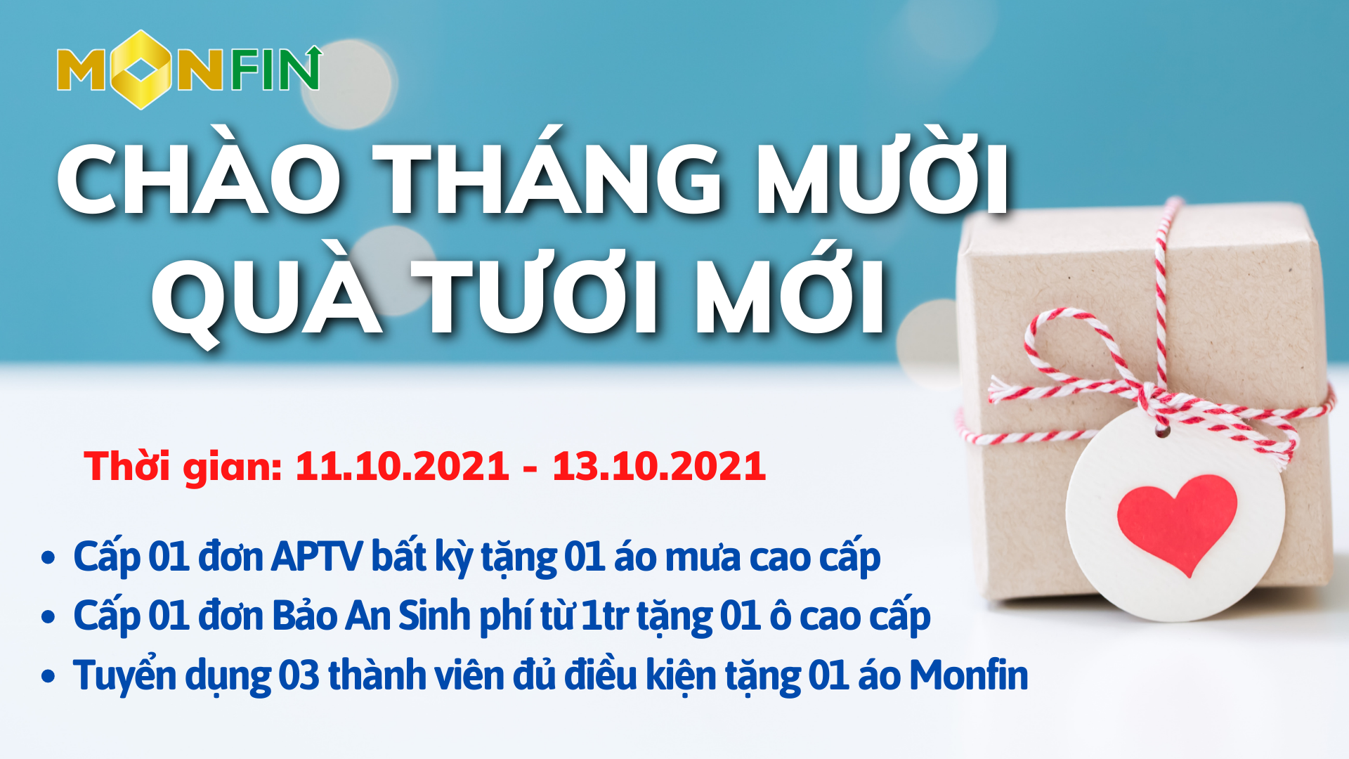 Chào Tháng 10 - Quà tươi mới