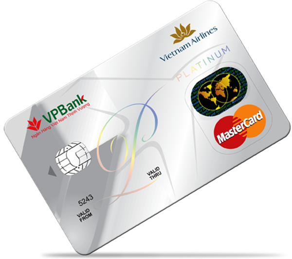 Thẻ t&iacute;n dụng Đồng thương hiệu Vietnam Airlines - VPBank Platinum MasterCard