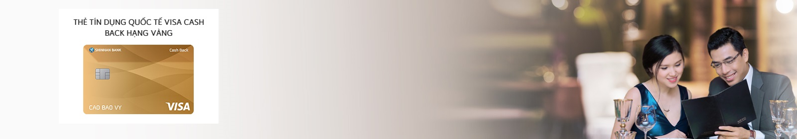 Shinhan Bank Visa CashBack hạng V&agrave;ng 