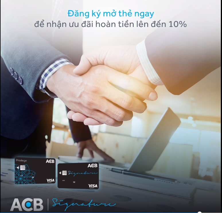 Thẻ tín dụng quốc tế ACB Visa Signature