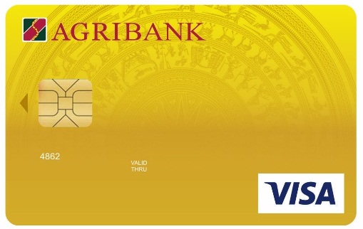 Thẻ tín dụng quốc tế Agribank Visa hạng Vàng