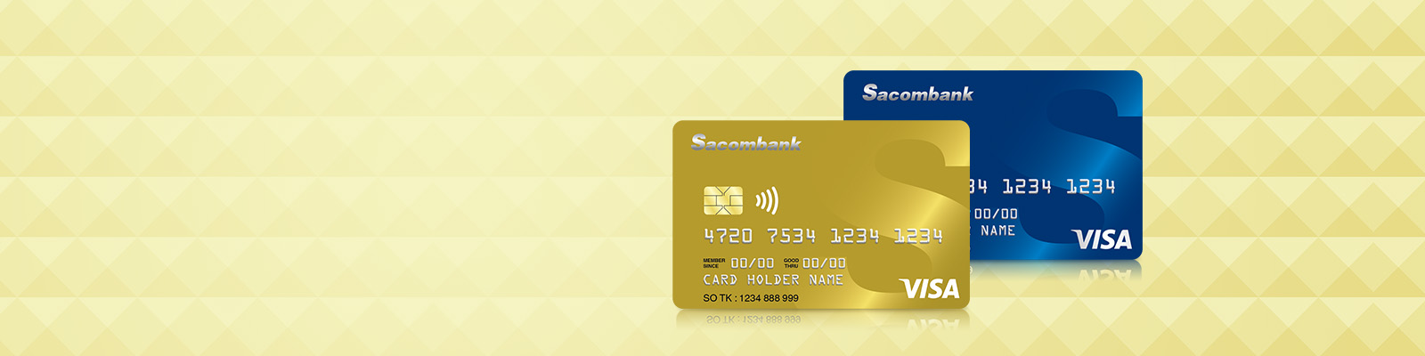Thẻ tín dụng quốc tế Sacombank Visa 
