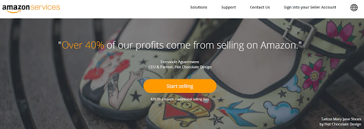bán hàng trên nền tảng Amazon