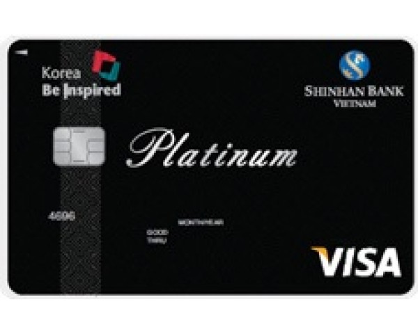 Đăng ký thẻ tín dụng quốc tế Shinhan Bank Visa Platinum
