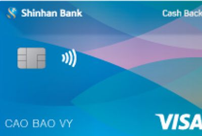 Shinhan Bank Visa CashBack hạng Chuẩn - Thoải mái chi trước trả sau