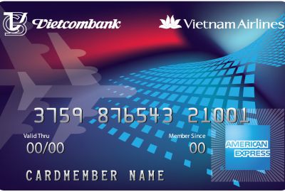 Thẻ Tín Dụng Vietcombank Vietnam Airlines American Express - thả ga du