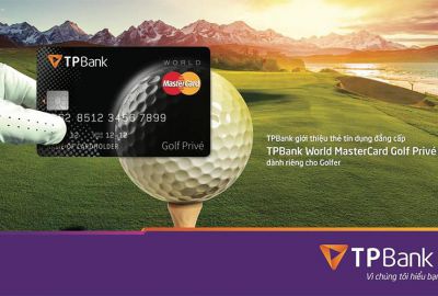 Thẻ tín dụng TPBank World MasterCard Golf Privé – Đẳng cấp Golf